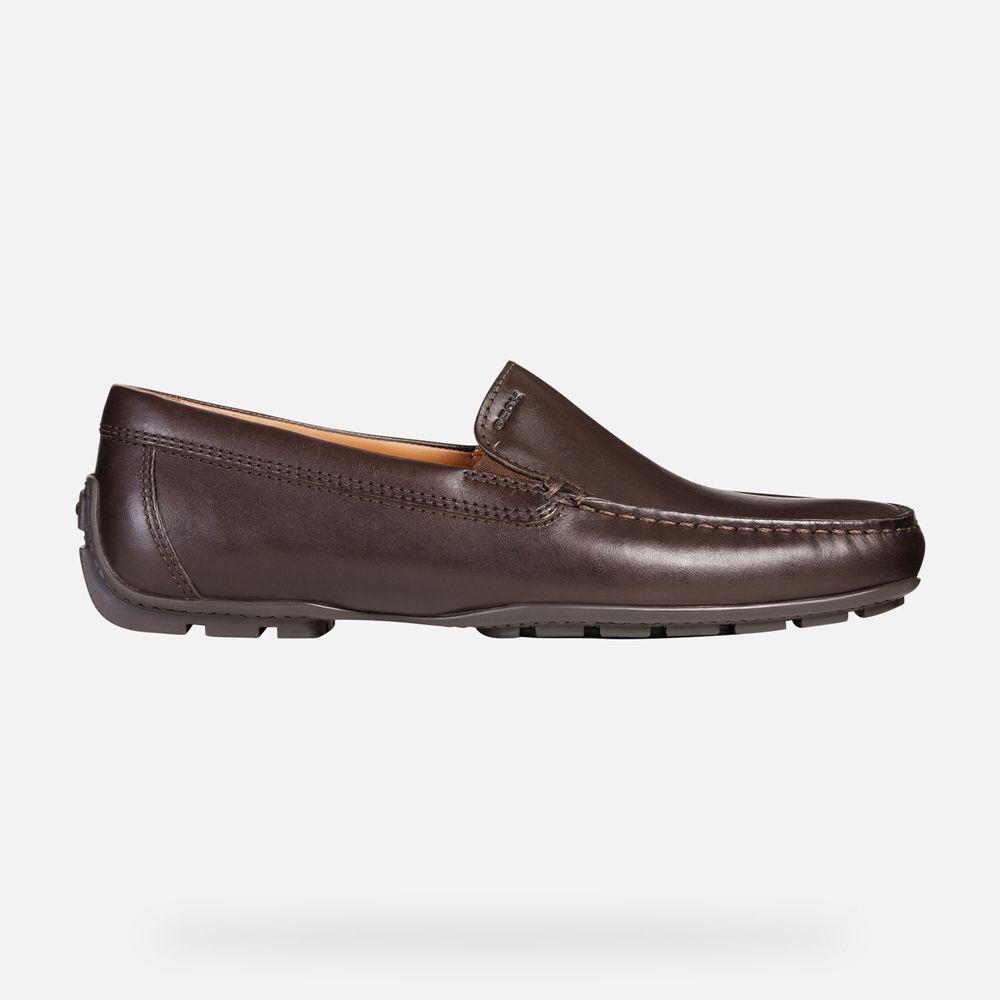 Mocassin Geox Moner 2Fit - Marron Foncé - Homme 396014-UEW